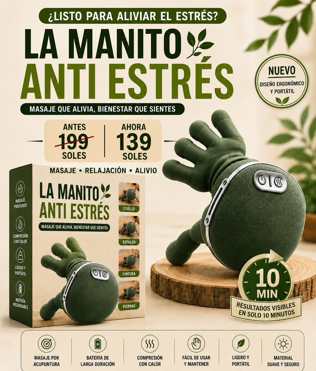 Masajeador Manito (Anti-estrés)